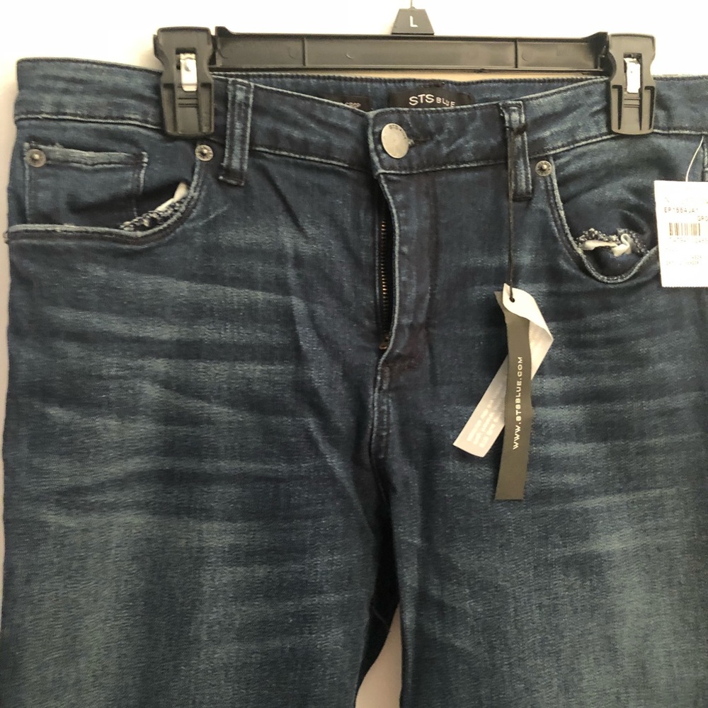 STS blue Emma crop denim
